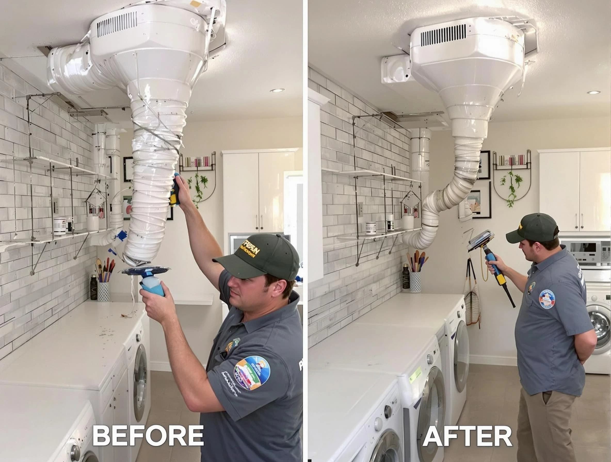 Professional dryer exhaust vent cleaning by Clearfield Dryer Vent Cleaning in Clearfield