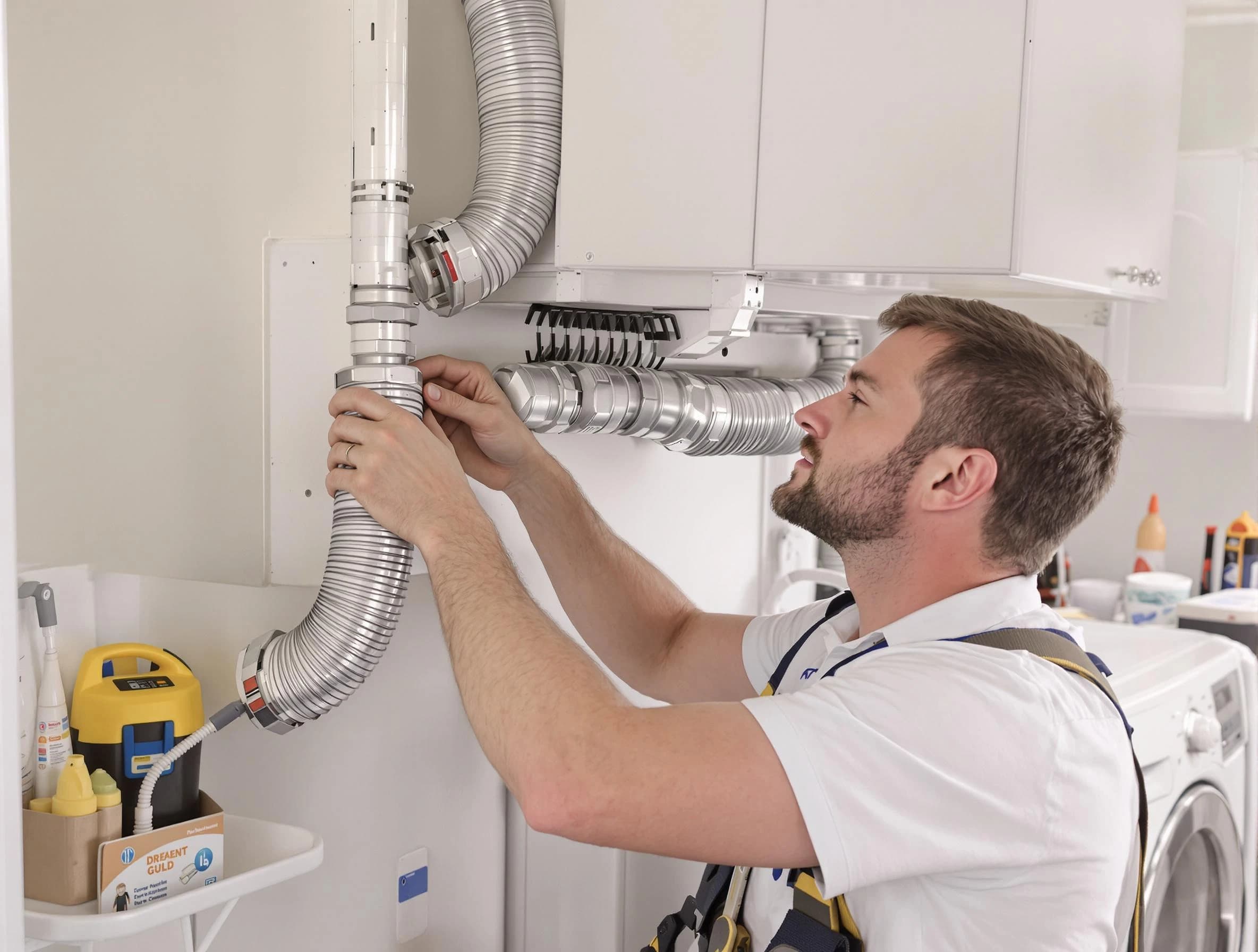 Professional dryer vent repair and installation by Clearfield Dryer Vent Cleaning in Clearfield