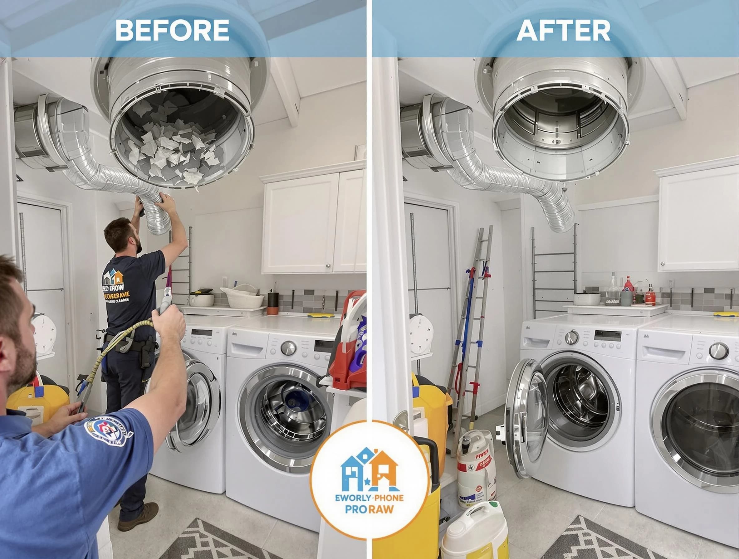 Residential dryer vent cleaning by Clearfield Dryer Vent Cleaning in Clearfield