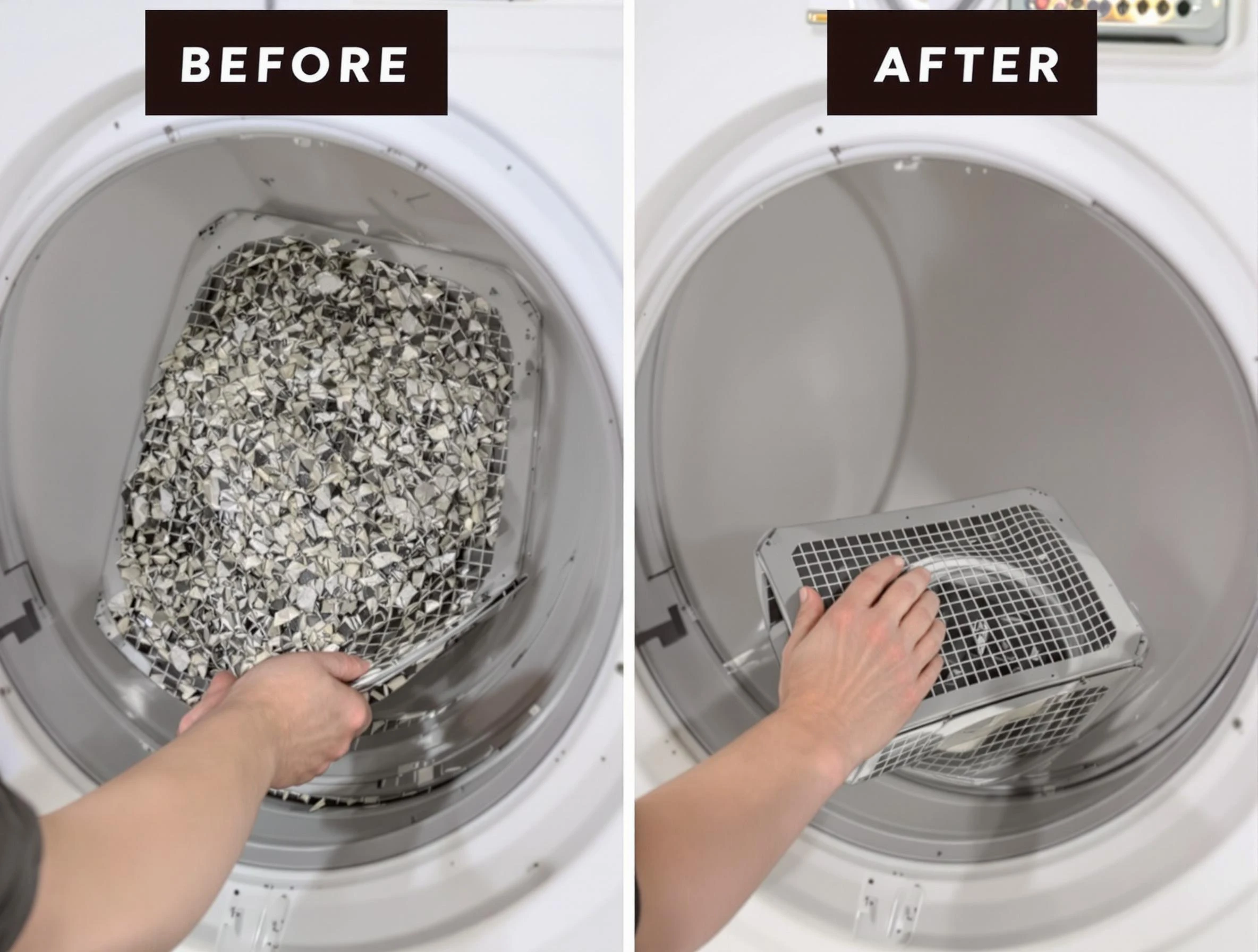 Professional lint trap cleaning by Clearfield Dryer Vent Cleaning in Clearfield